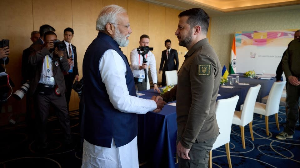Unprecedented Unity: Zelensky and Modi Forge Strong Bond Amidst Turmoil, Signaling Hope in Face of Russian Invasion